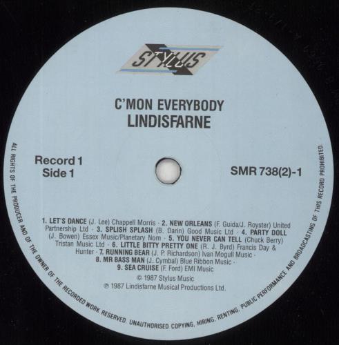 Lindisfarne C'mon Everybody! 2-LP vinyl record set (Double LP Album) UK LSF2LCM295832