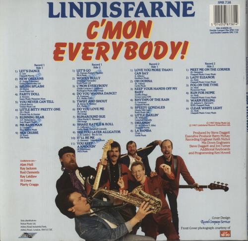 Lindisfarne C'mon Everybody! 2-LP vinyl record set (Double LP Album) UK LSF2LCM295832