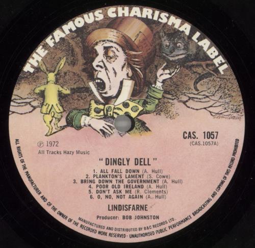 Lindisfarne Dingly Dell - 1st + Poster - Ex vinyl LP album (LP record) UK LSFLPDI806129