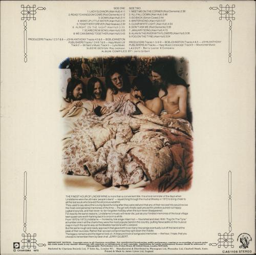 Lindisfarne Finest Hour - blue label vinyl LP album (LP record) UK LSFLPFI98852