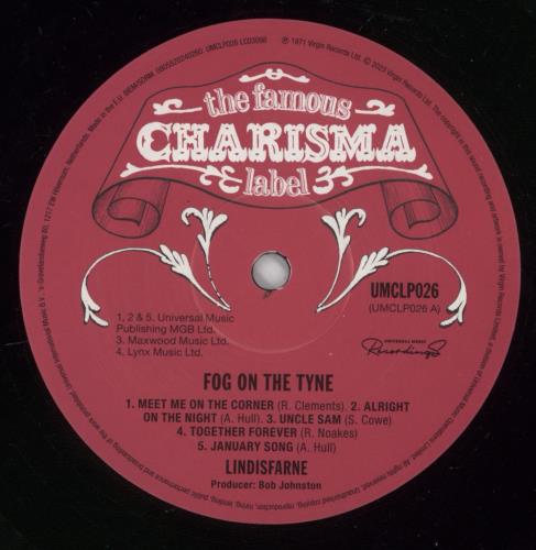 Lindisfarne Fog On The Tyne vinyl LP album (LP record) UK LSFLPFO890937