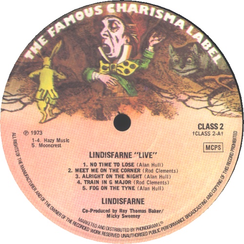 Lindisfarne Lindisfarne Live vinyl LP album (LP record) UK LSFLPLI600537