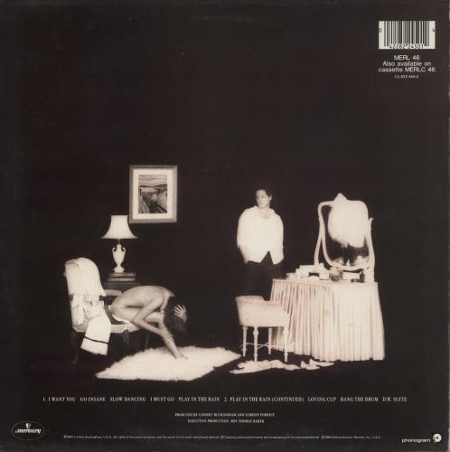 Lindsey Buckingham Go Insane vinyl LP album (LP record) UK LINLPGO392158