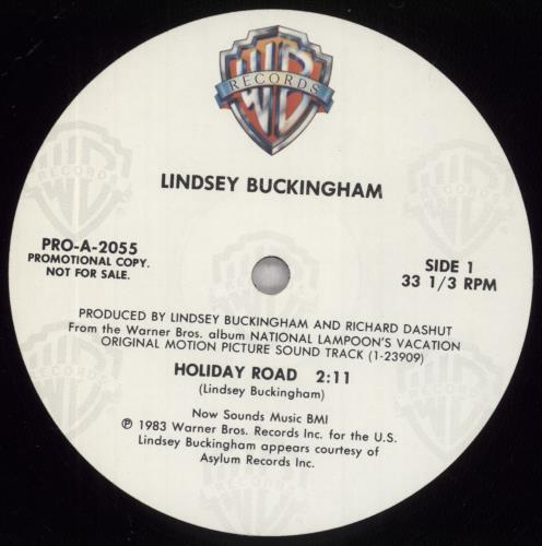 Lindsey Buckingham Holiday Road 12" vinyl single (12 inch record / Maxi-single) US LIN12HO86189