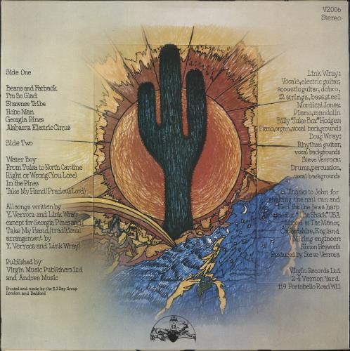 Link Wray Beans And Fatback - EX vinyl LP album (LP record) UK INKLPBE818721