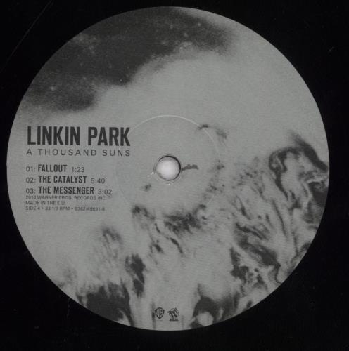 Linkin Park A Thousand Suns - stickered shrink 2-LP vinyl record set (Double LP Album) UK LKP2LAT835710