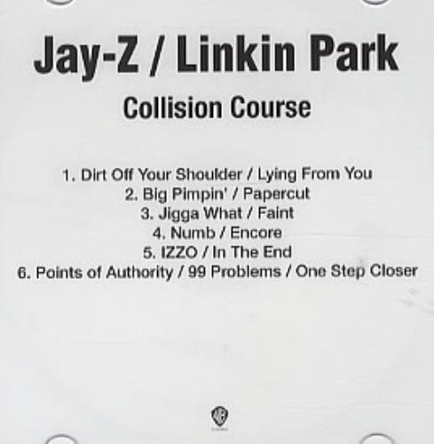 Linkin Park Collision Course CD-R acetate US LKPCRCO320332
