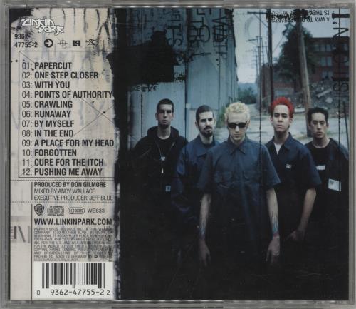 Linkin Park Hybrid Theory + Fanclub Insert CD album (CDLP) UK LKPCDHY872155