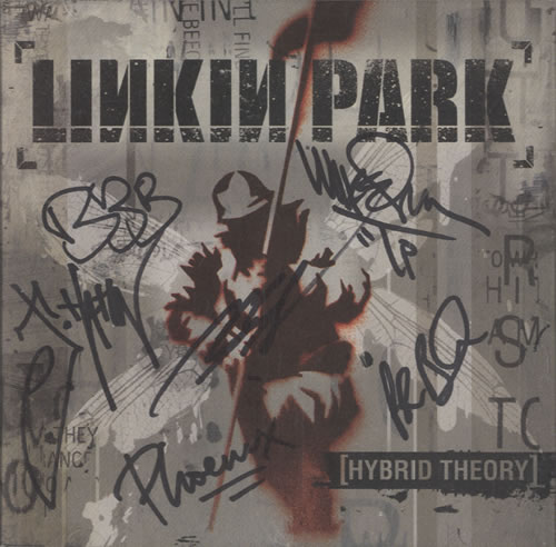 Linkin Park Hybrid Theory - autographed CD album (CDLP) US LKPCDHY224277