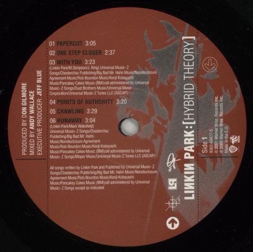Linkin Park Hybrid Theory vinyl LP album (LP record) UK LKPLPHY867818