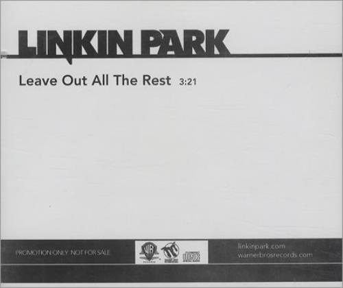 Linkin Park Leave Out All The Rest CD single (CD5 / 5") US LKPC5LE453993