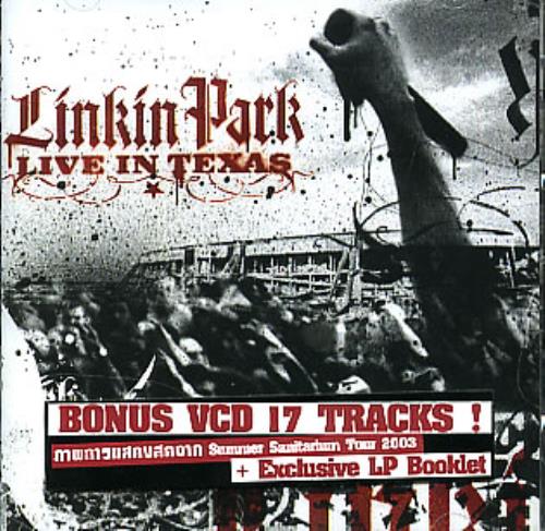 Linkin Park Live In Texas 2 CD album set (Double CD) Thailand LKP2CLI296495