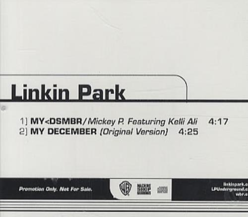Linkin Park MY <DSMBR CD single (CD5 / 5") US LKPC5MY229747