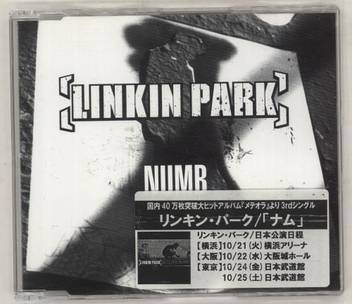 Linkin Park Numb - Japanese Stickered CD single (CD5 / 5") UK LKPC5NU740039