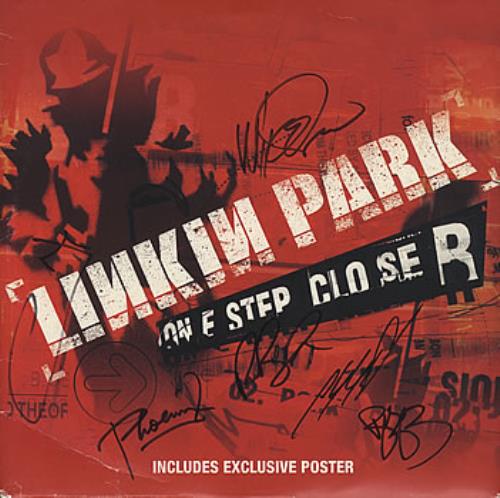 Linkin Park One Step Closer - AUTOGRAPHED 10" vinyl single (10 inch record) UK LKP10ON384714