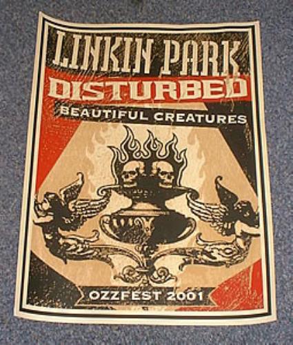 Linkin Park Ozzfest 2001 display US LKPDIOZ192273