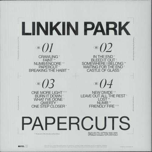 Linkin Park Papercuts - Zoetrope picture disc LP (vinyl picture disc album) UK LKPPDPA869032