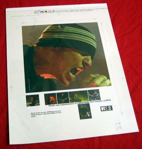 Linkin Park Thanks And Congratulations From Everyone At MTV2 artwork US LKPARTH395566