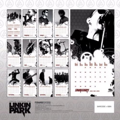 Linkin Park Official Calendar 2008 UK Calendar 394379 C10410