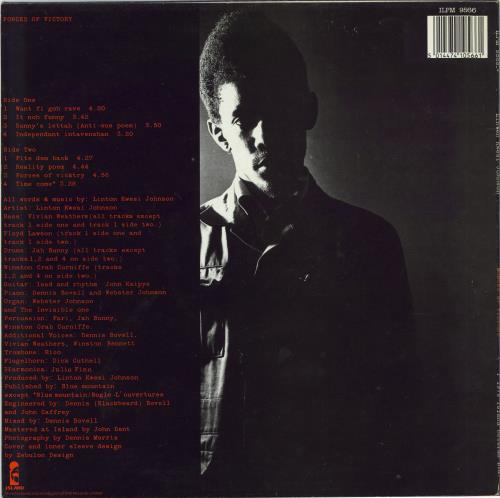 Linton Kwesi Johnson Forces Of Victory vinyl LP album (LP record) UK LKJLPFO771163