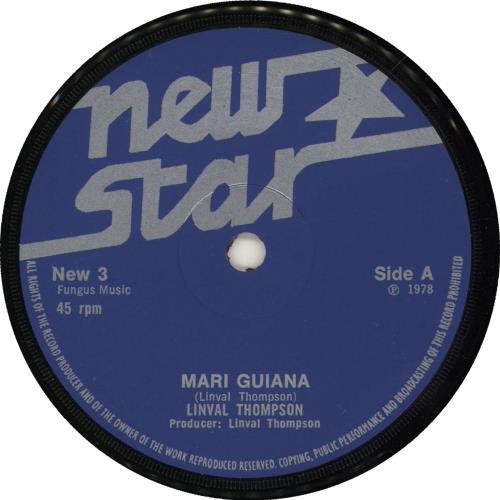 Linval Thompson Mari Guiana 7" vinyl single (7 inch record / 45) UK LP207MA740172