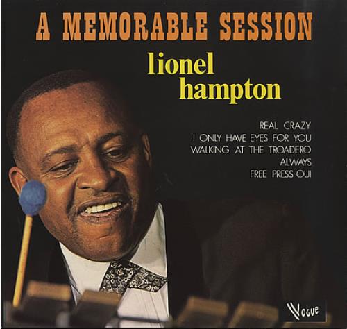 Lionel Hampton A Memorable Session vinyl LP album (LP record) French LI0LPAM404830