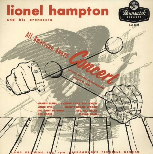 Lionel Hampton All American Award Concert vinyl LP album (LP record) UK LI0LPAL744971