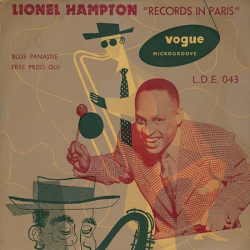 Lionel Hampton Records In Paris 10" vinyl single (10 inch record) UK LI010RE394760