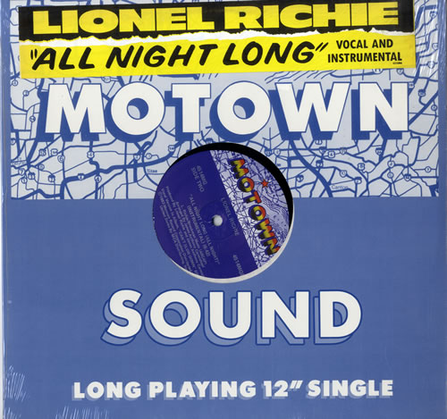 Lionel Richie All Night Long - Sealed 12" vinyl single (12 inch record / Maxi-single) US LNR12AL551074
