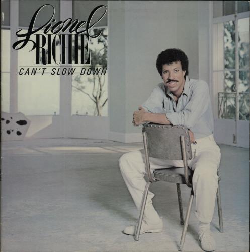 Lionel Richie Can't Slow Down vinyl LP album (LP record) South African LNRLPCA644038