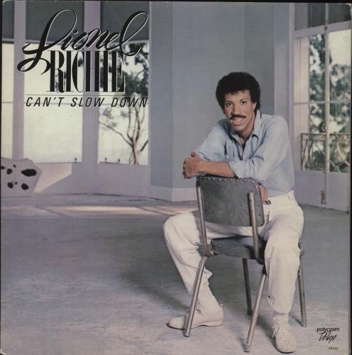 Lionel Richie Can't Slow Down vinyl LP album (LP record) Greek LNRLPCA736904