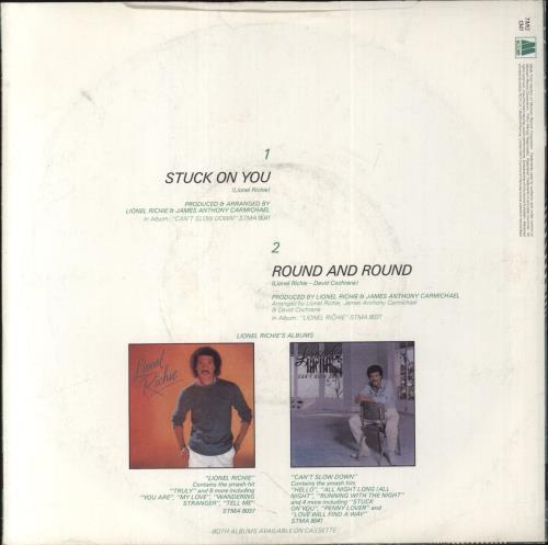 Lionel Richie Stuck On You 7" vinyl single (7 inch record / 45) UK LNR07ST409175