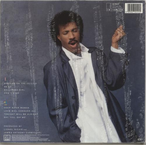 Lionel Richie Dancing On The Ceiling Sealed German Vinyl Lp