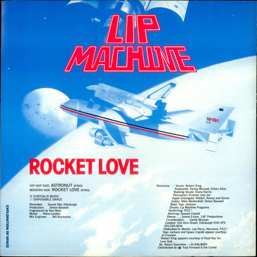 Lip Machine Astronut 12" vinyl single (12 inch record / Maxi-single) UK LZ612AS520103