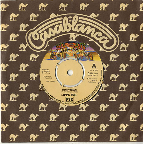 Lipps, Inc. Funkytown - 4 Prong 7" vinyl single (7 inch record / 45) UK LIP07FU632880