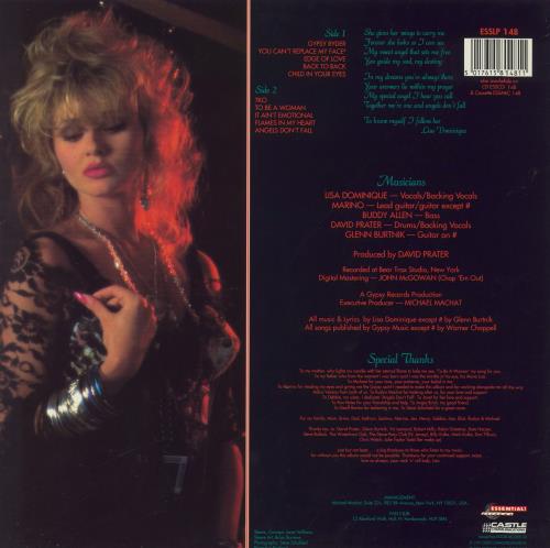 Lisa Dominique Gypsy Ryder vinyl LP album (LP record) French O1VLPGY830045