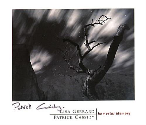 Lisa Gerrard Immortal Memory - AUTOGRAPHED CD album (CDLP) US LGECDIM288294