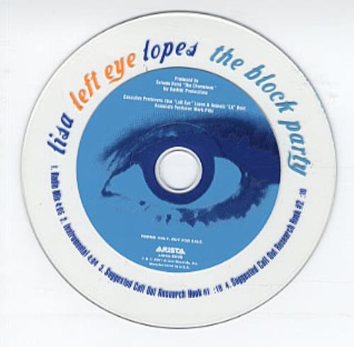 Lisa 'Left Eye' Lopes The Block Party CD single (CD5 / 5") US LPSC5TH191323