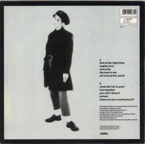 Lisa Stansfield Affection vinyl LP album (LP record) German STALPAF676319