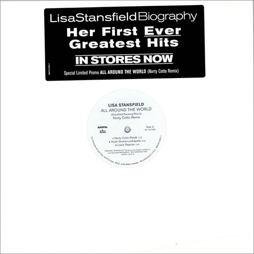 Lisa Stansfield All Around The World - Norty Cotto Remix 12" vinyl single (12 inch record / Maxi-single) US STA12AL244689