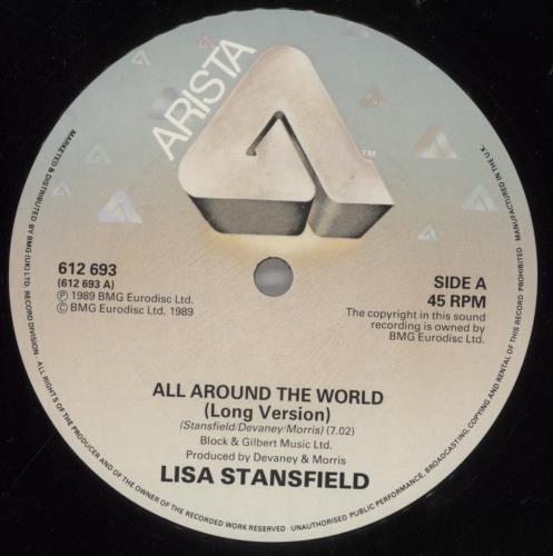 Lisa Stansfield All Around The World 12" vinyl single (12 inch record / Maxi-single) UK STA12AL84403