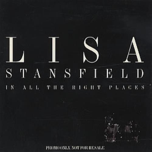 Lisa Stansfield In All The Right Places CD single (CD5 / 5") UK STAC5IN18634