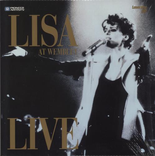 Lisa Stansfield Lisa At Wembley - Live laserdisc / lazerdisc US STALZLI875037