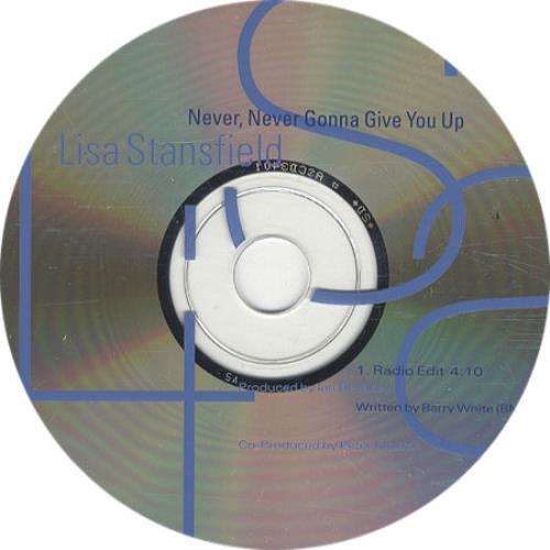 Lisa Stansfield Never Never Gonna Give You Up CD single (CD5 / 5") US STAC5NE95555
