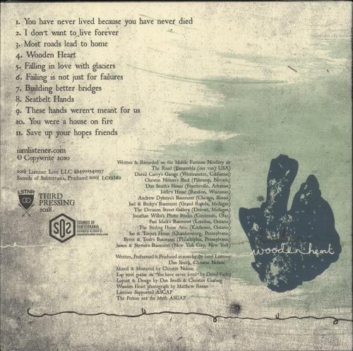 Listener Wooden Heart - 180gm Brown Marbled Vinyl vinyl LP album (LP record) UK 86ULPWO864587