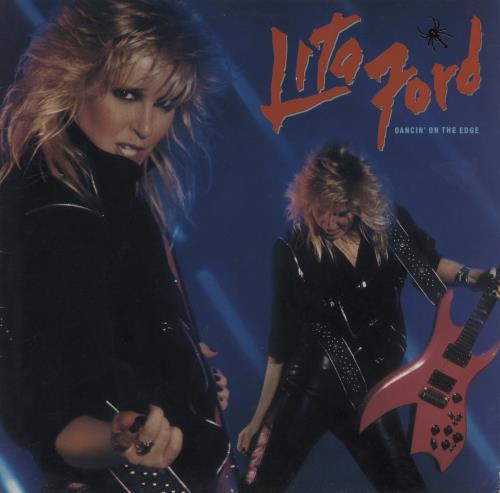Lita Ford Dancin' On The Edge vinyl LP album (LP record) UK LTFLPDA580109