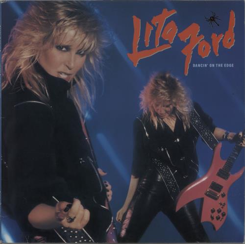 Lita Ford Dancin' On The Edge vinyl LP album (LP record) Dutch LTFLPDA666832