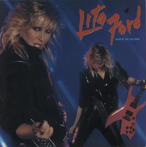 Lita Ford Dancin' On The Edge vinyl LP album (LP record) UK LTFLPDA850285