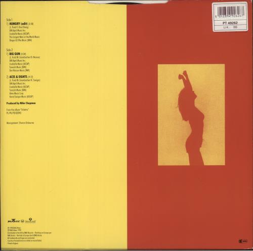 Lita Ford Hungry + Poster 12" vinyl single (12 inch record / Maxi-single) UK LTF12HU55924