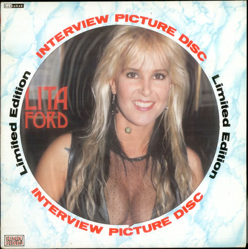 Lita Ford Interview Picture Disc picture disc LP (vinyl picture disc album) UK LTFPDIN55923